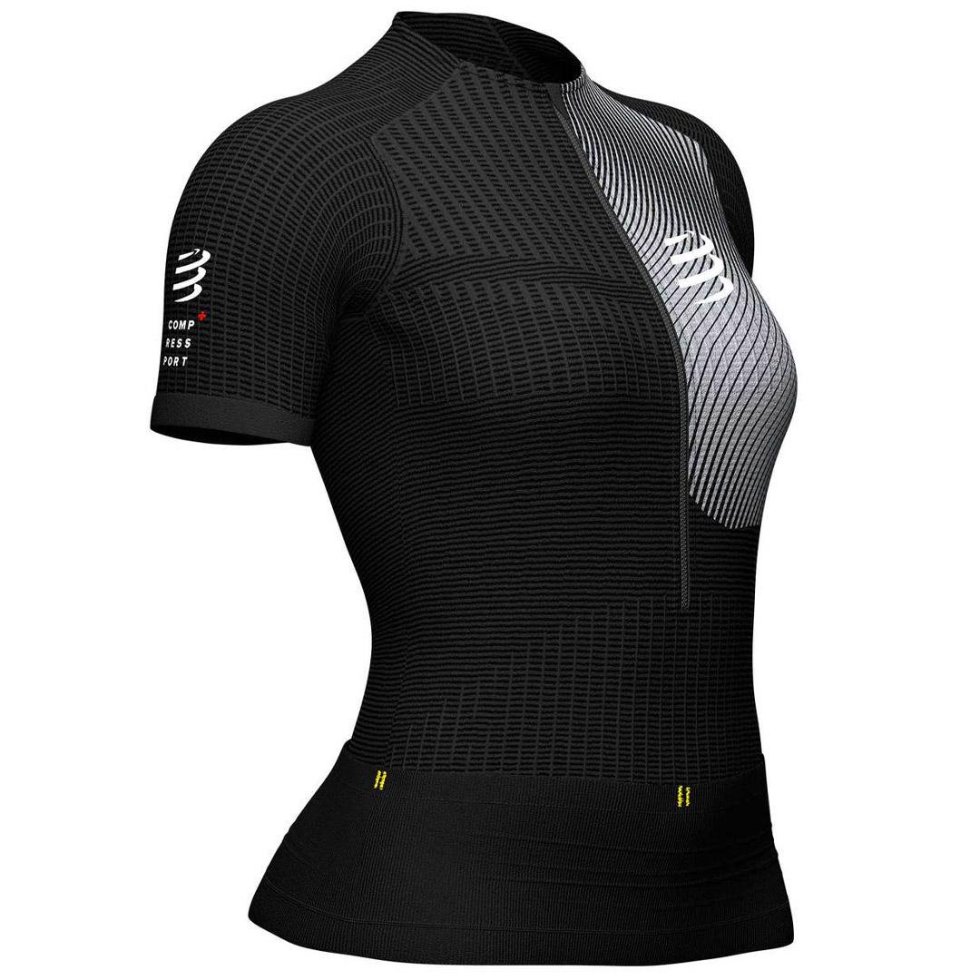 Футболка женская Compressport Trail Postural AW00001B черная M купить,NaN