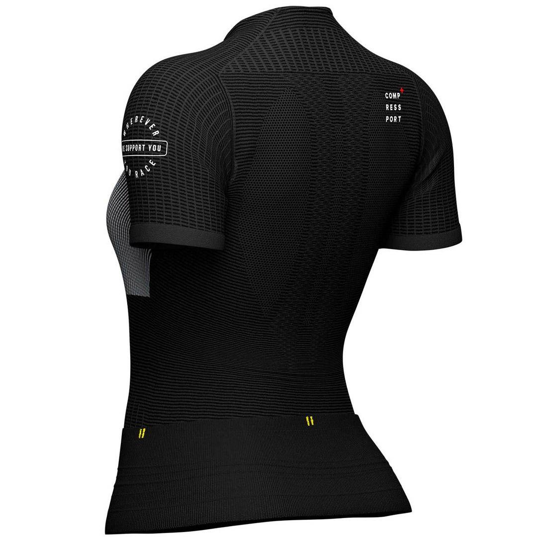 Футболка женская Compressport Trail Postural AW00001B черная M купить,NaN