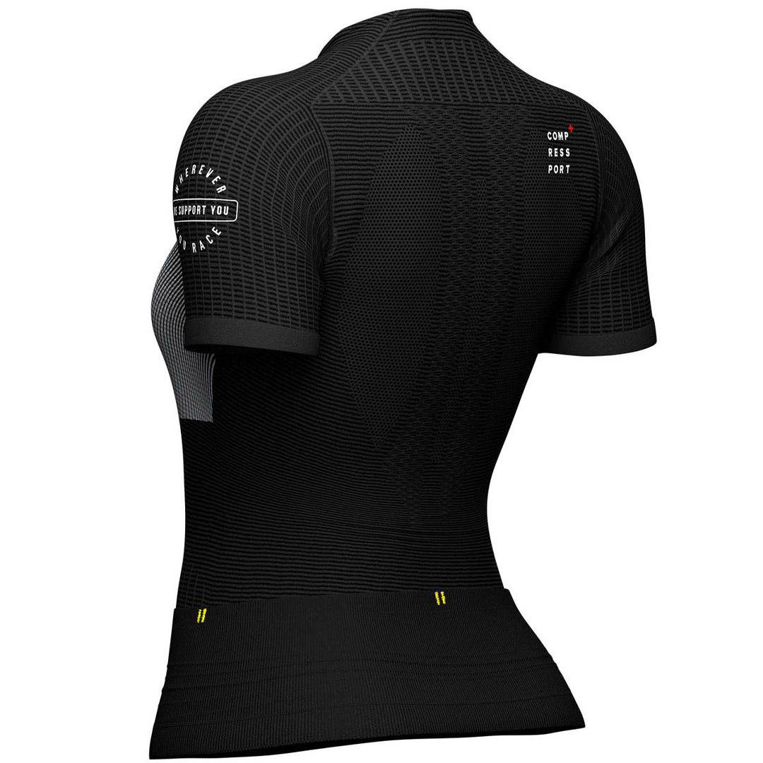 Футболка женская Compressport Trail Postural AW00001B черная M купить,NaN