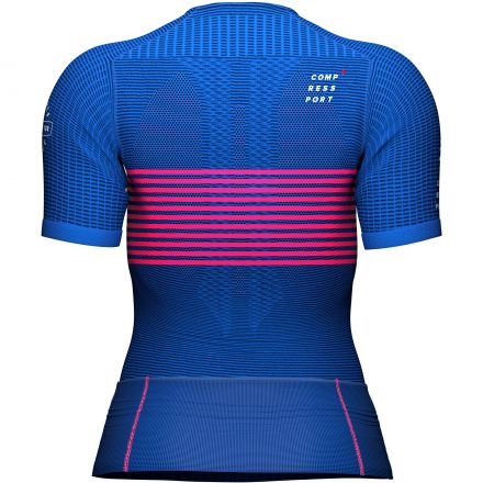 Футболка женская Compressport Tri Postural AW00091B синяя M купить,NaN