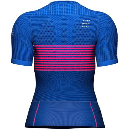 Футболка женская Compressport Tri Postural AW00091B синяя M купить,NaN