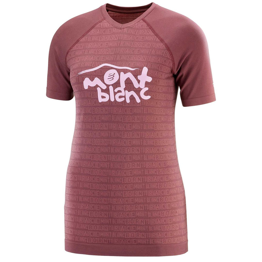 Футболка женская Compressport  Training Mont Blanc 2020 AW00011L розовая XS купить,NaN