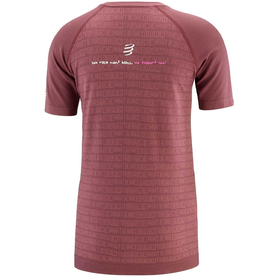 Футболка женская Compressport  Training Mont Blanc 2020 AW00011L розовая XS купить,NaN