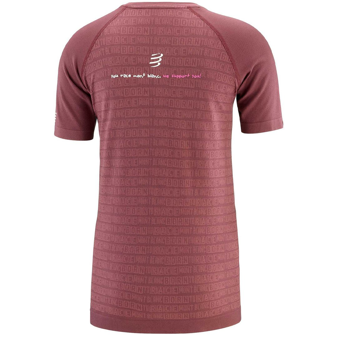 Футболка женская Compressport  Training Mont Blanc 2020 AW00011L розовая XS купить,NaN