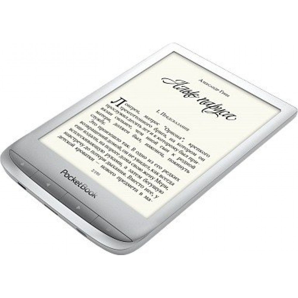 Электронная книга PocketBook PB627-H-CIS серебристая купить,NaN