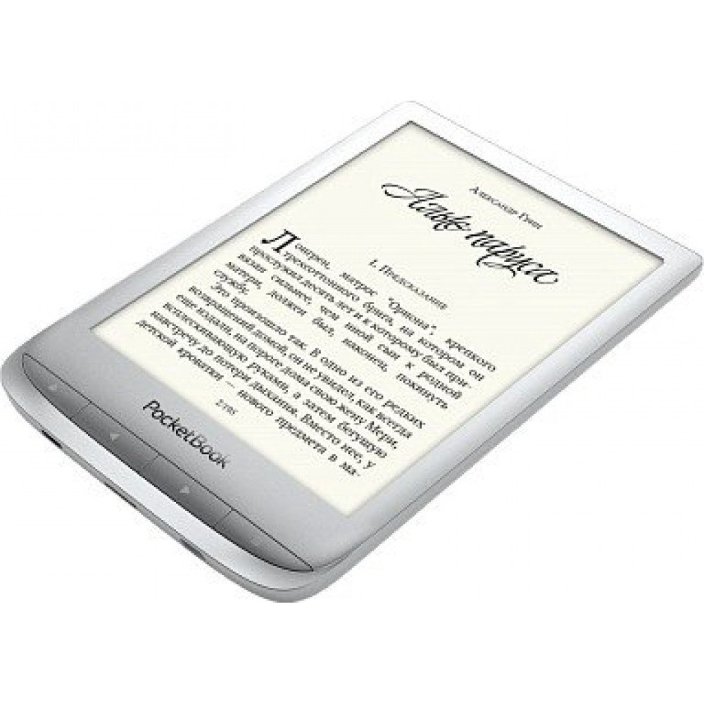 Электронная книга PocketBook PB627-H-CIS серебристая купить,NaN