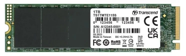 SSD накопитель Transcend TS1TMTE115S 1Tb