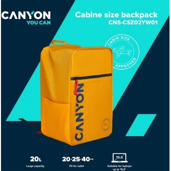 Рюкзак Canyon CSZ-02 CNS-CSZ02YW01 15.6" Yellow купить,NaN