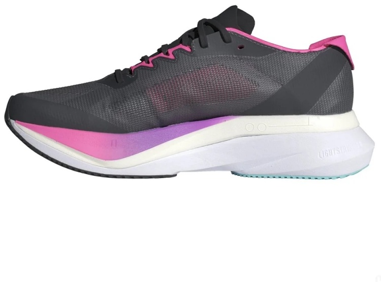 Кроссовки Adidas Adizero Boston 12 JI4481 черный-розовый 6 39 1/3