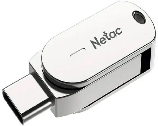 USB FLASH CARD NETAC NT03U785C-064G-32PN СЕРЕБРИСТЫЙ