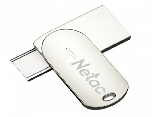 USB FLASH CARD NETAC NT03U785C-064G-32PN СЕРЕБРИСТЫЙ