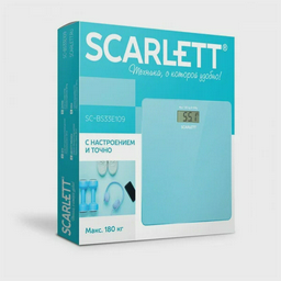 Весы напольные Scarlett SC-BS33E109 голубые