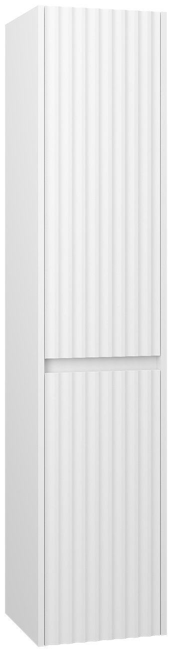 Шкаф-пенал навесной Brevita BALATON-35 BAL-05035-01-2П, 35x34x163 см, белый купить,NaN