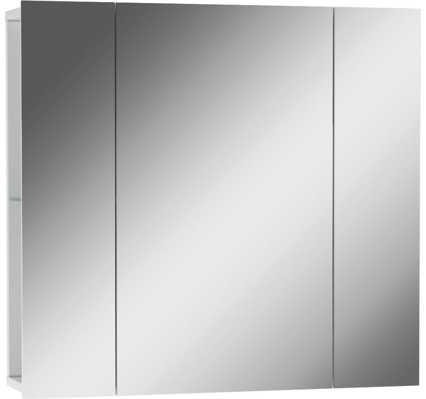 Шкаф зеркальный навесной KABINKA.KZ DM4604HZ, 75.2x14.7x70.1 см, белый купить,NaN
