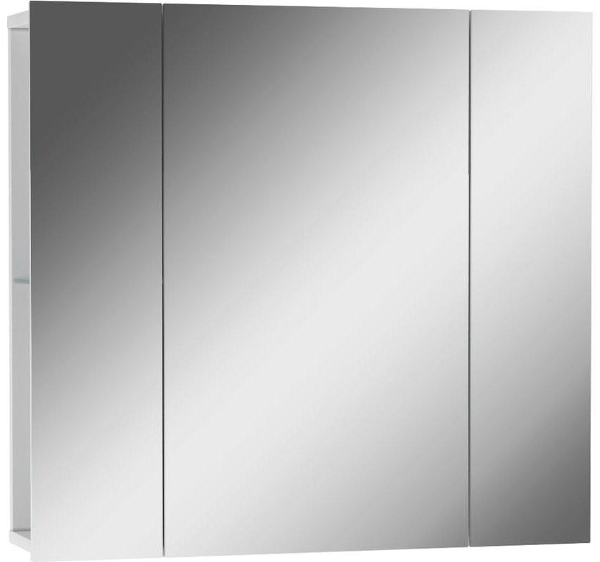 Шкаф зеркальный навесной KABINKA.KZ DM4604HZ, 75.2x14.7x70.1 см, белый купить,NaN