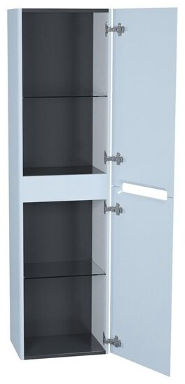 Шкаф навесной Iddis EDI40B0i97 40x30x150см голубой купить,NaN