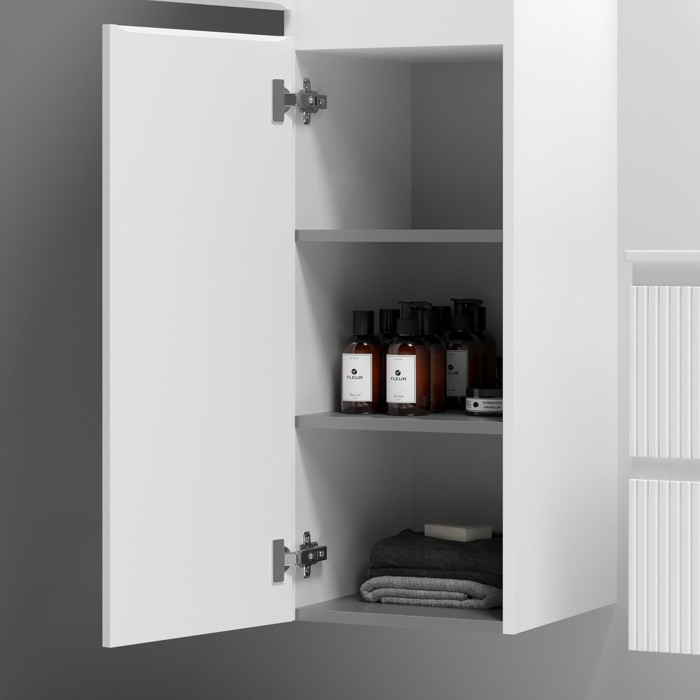 Шкаф-пенал навесной KABINKA.KZ Snob T 35, 35x35x165 см, белый