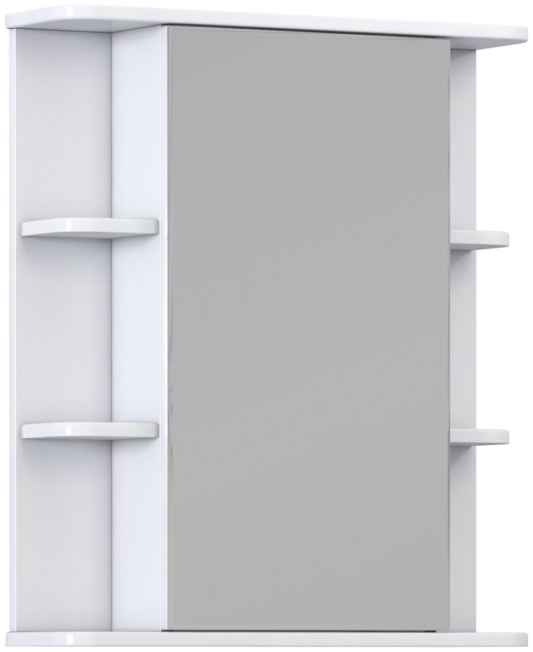 Шкаф зеркальный навесной Kabinka.kz Nova 60x15.6x70см белый купить,NaN