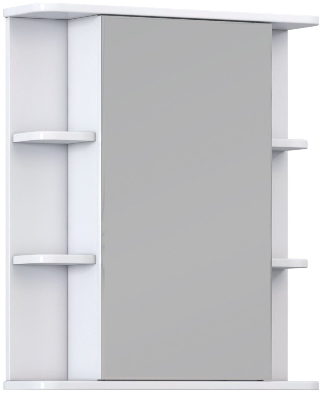 Шкаф зеркальный навесной Kabinka.kz Nova 60x15.6x70см белый купить,NaN