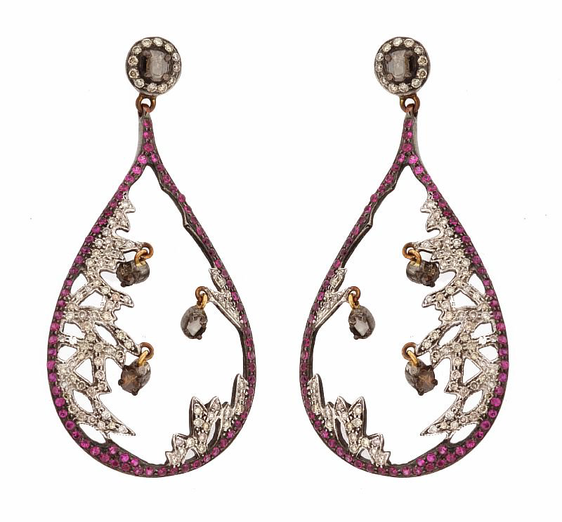 Серьги Ravi 117 12,6гр 1,95ct 1,81ct. купить,NaN