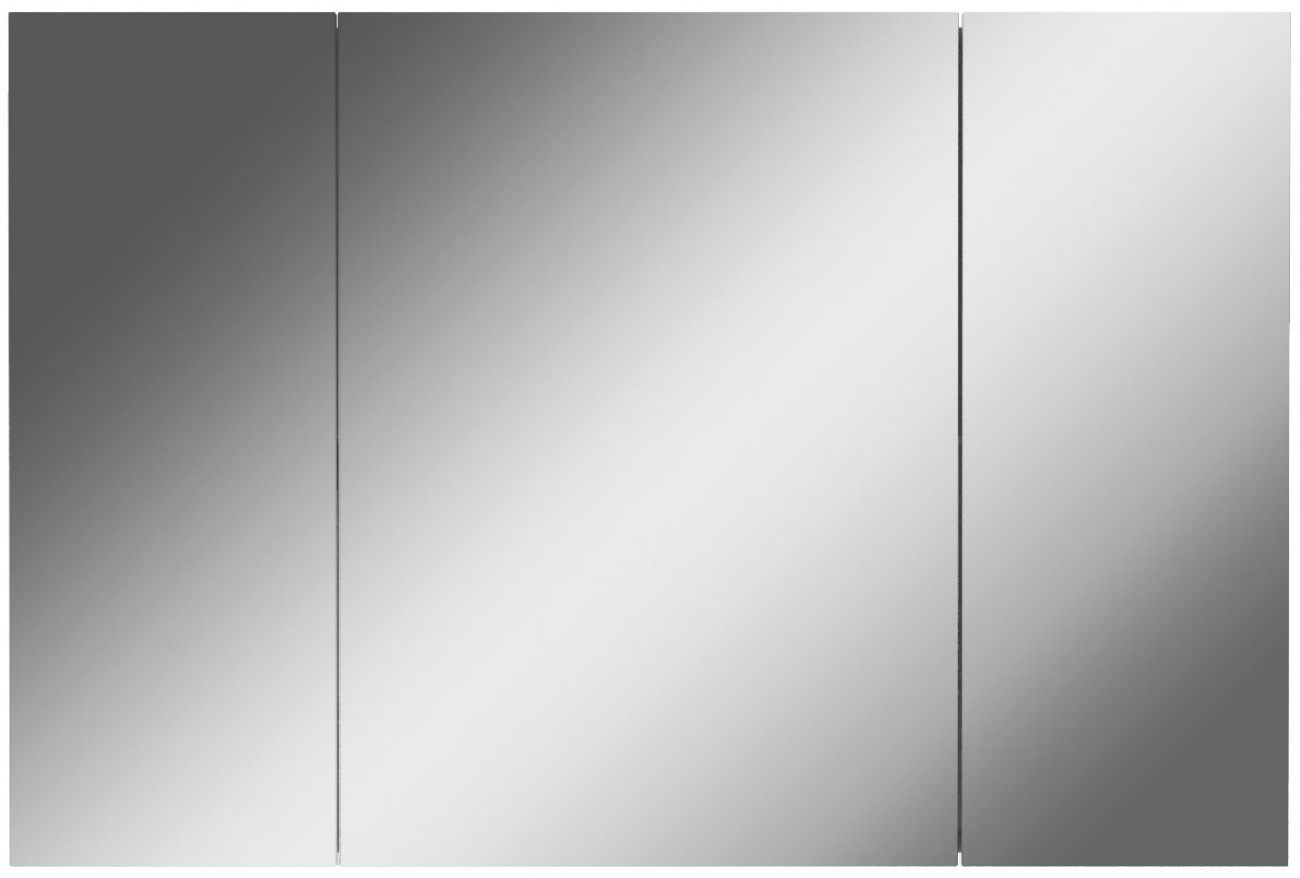 Шкаф зеркальный навесной KABINKA.KZ Мега 105 лев/прав, 105.2x14.6x70.1 см, белый