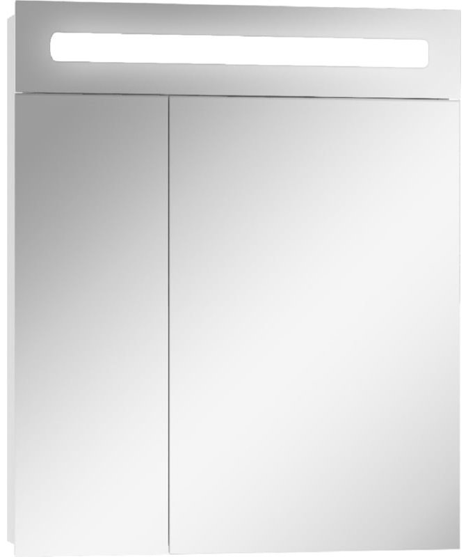 Шкаф зеркальный навесной KABINKA.KZ DV8005HZ, 62.2x14.8x72 см, белый
