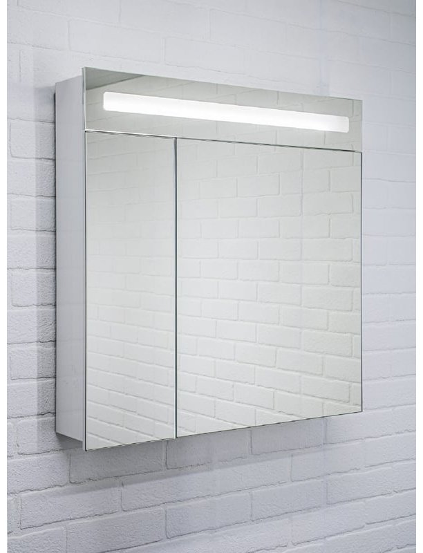 Шкаф зеркальный навесной KABINKA.KZ DV8005HZ, 62.2x14.8x72 см, белый