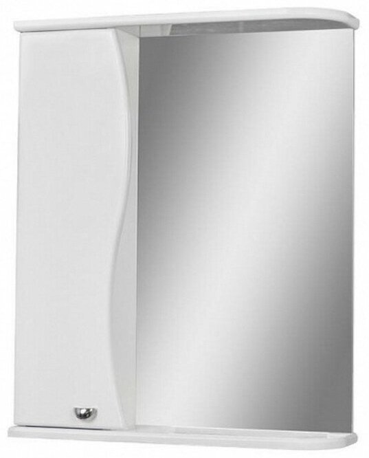 Шкаф зеркальный навесной KABINKA.KZ DA1042HZ, 51.6x15.5x70 см, белый