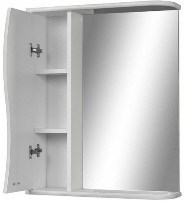 Шкаф зеркальный навесной Kabinka.kz DA1042HZ 51.6x15.5x70см белый купить,NaN