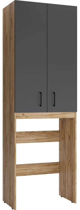 Шкаф-пенал напольный KABINKA.KZ Байтерек , 66.1x38.7x197.1 см, коричневый, графит