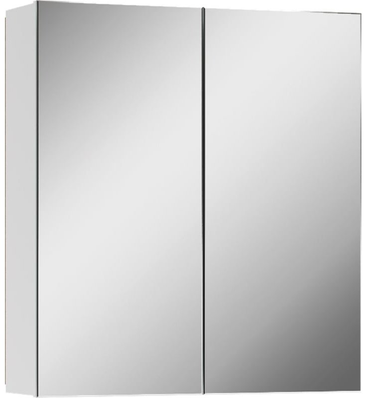 Шкаф зеркальный навесной KABINKA.KZ DM2303HZ, 50x14.1x55.5 см, белый