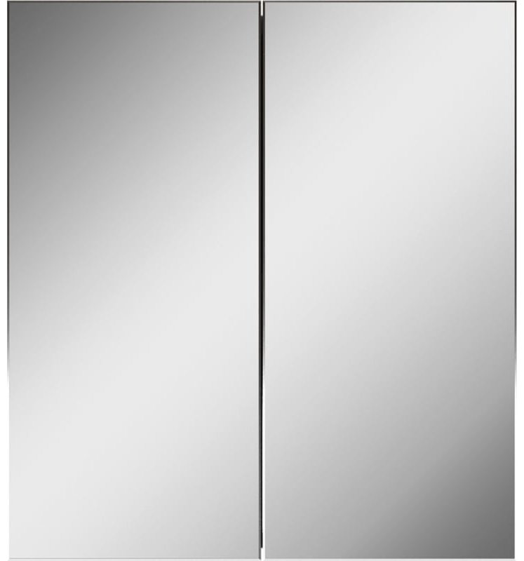 Шкаф зеркальный навесной Kabinka.kz DM2303HZ 50x14.1x55.5см белый купить,NaN