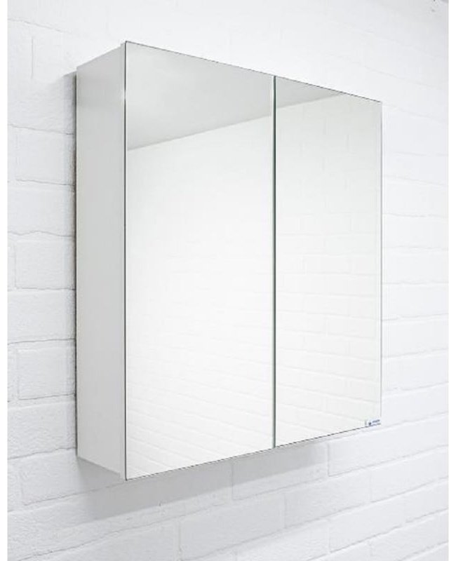 Шкаф зеркальный навесной KABINKA.KZ DM2303HZ, 50x14.1x55.5 см, белый