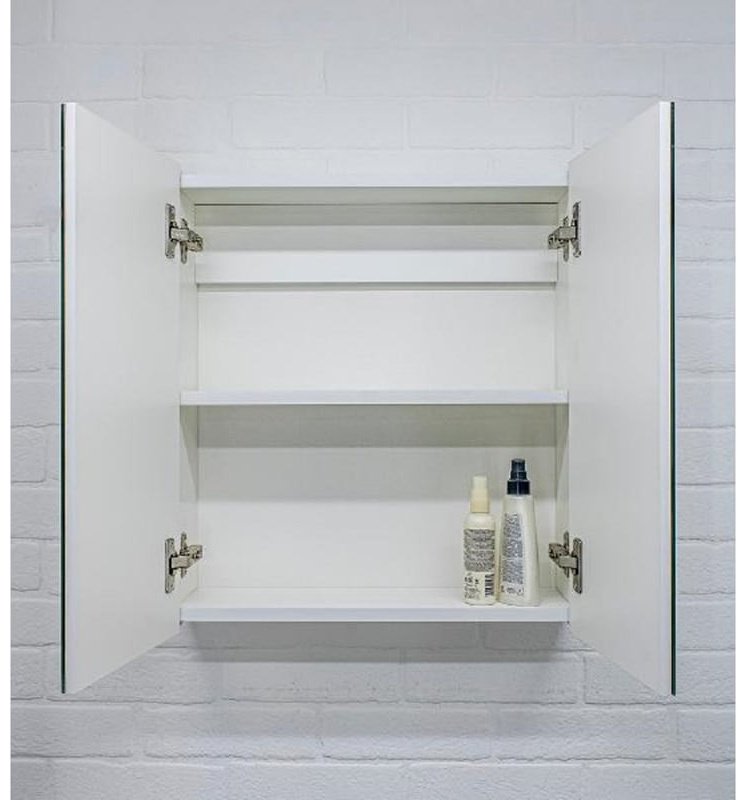 Шкаф зеркальный навесной KABINKA.KZ DM2303HZ, 50x14.1x55.5 см, белый