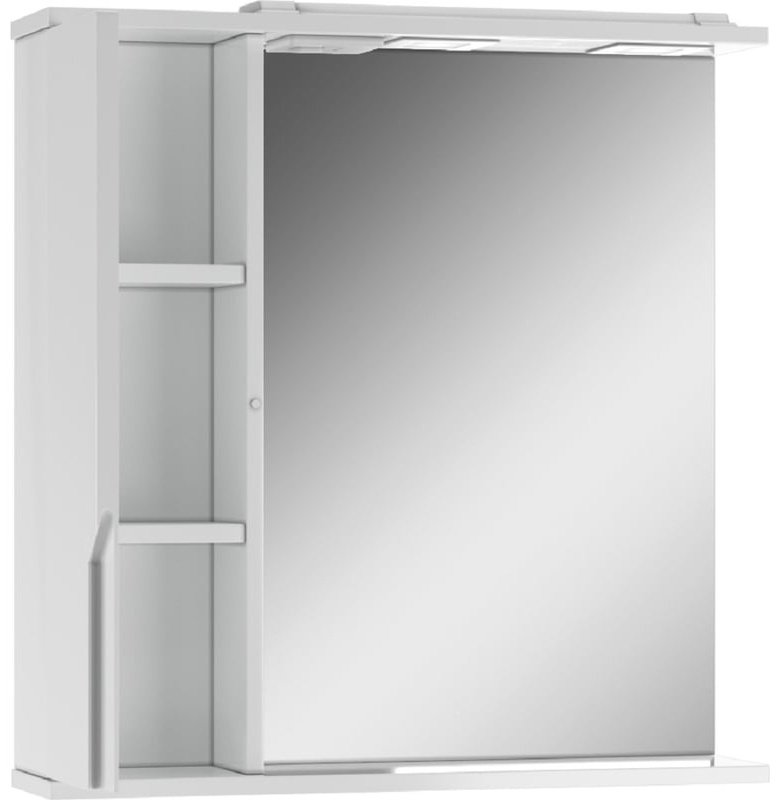 Шкаф зеркальный навесной KABINKA.KZ DO1906HZ, 65.4x15.3x67.4 см, белый