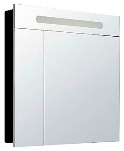Шкаф навесной Roca ZRU9000100 Victoria Nord Black Edition 80x14x81см черный купить,NaN