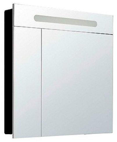 Шкаф навесной Roca ZRU9000100 Victoria Nord Black Edition 80x14x81см черный купить,NaN