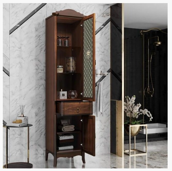 Шкаф напольный Opadiris 44x39.8x200, Виктория купить,NaN