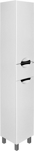 Шкаф-пенал напольный Mixline &#34;КАССИОПЕЯ-35&#34;, 35x32x186 см, белый