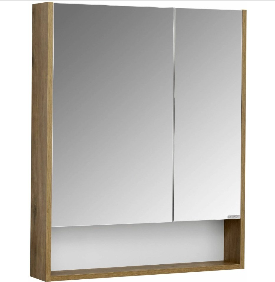 Шкаф навесной Акватон Сканди 70x13x85см коричневый купить,34990