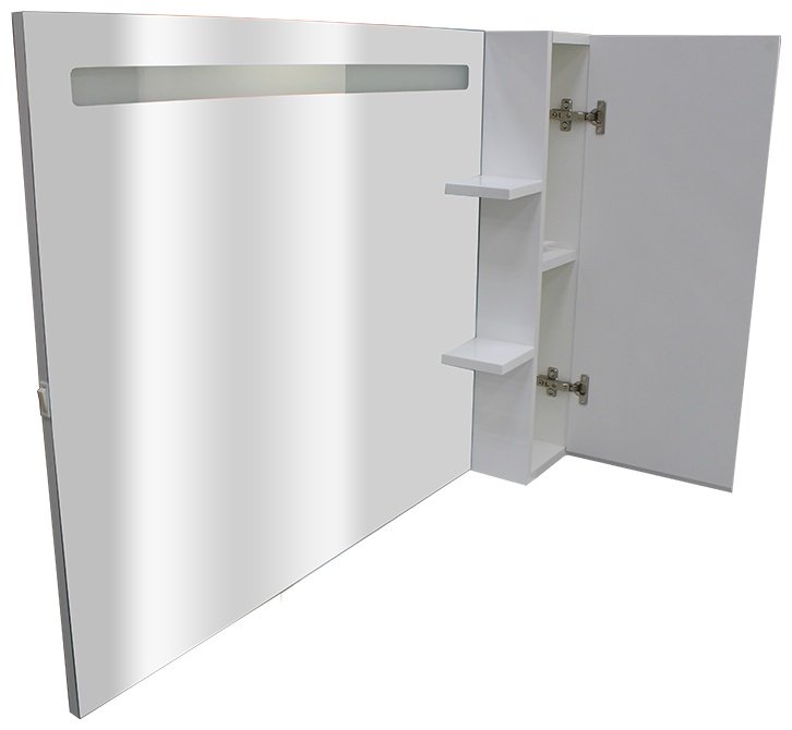 Шкаф зеркальный навесной KABINKA.KZ София 80, 80x14.5x70 см, белый