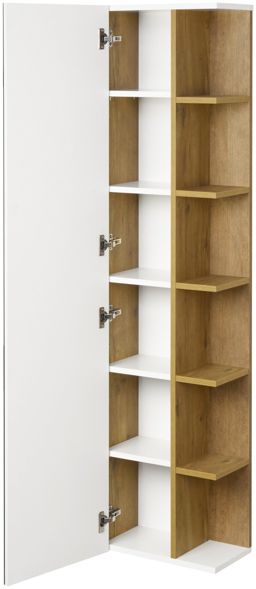 KABINKA.KZ 1A253403SDZ90, 40x23x160 см, белый, коричневый