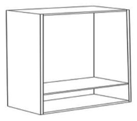 Шкаф навесной Lindis Lion, 105x15x80 см, коричневый