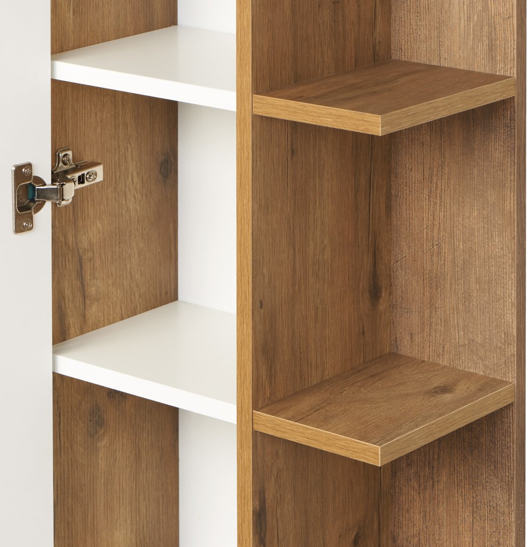 KABINKA.KZ 1A253403SDZ90, 40x23x160 см, белый, коричневый