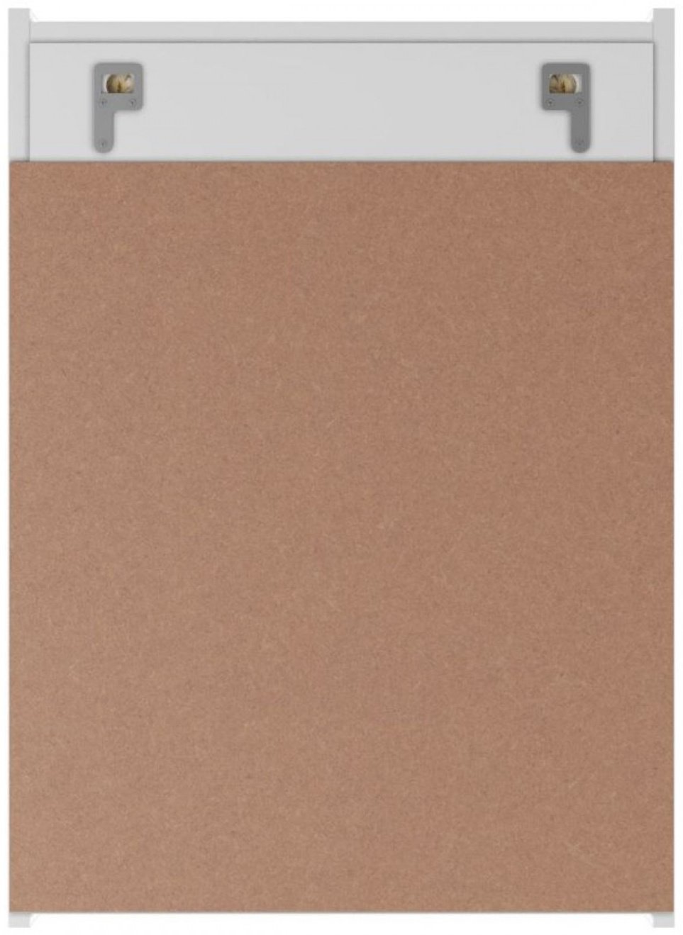 Шкаф зеркальный навесной Айсберг Норма 50 2 двери, 50x14.1x69.5 см, белый