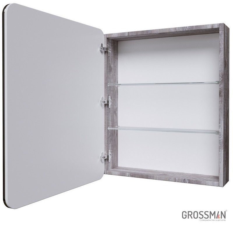 Шкаф навесной Grossman Талис-60, 55x16x75 см, серый