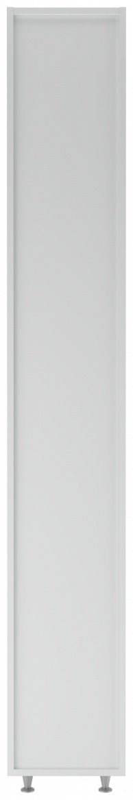 Шкаф-пенал напольный KABINKA.KZ 30 Классик с верхним ящиком В1 левый, 30x31.6x200 см, белый