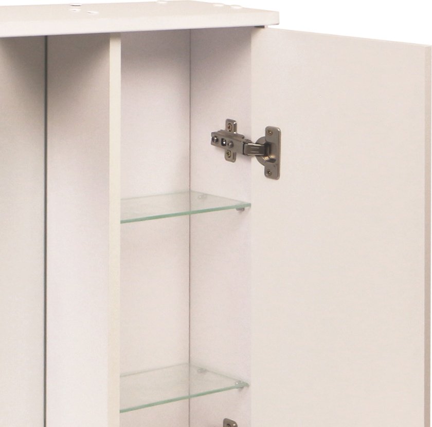 Шкаф зеркальный навесной KABINKA.KZ Аттика ECO, 60x15x70 см, белый