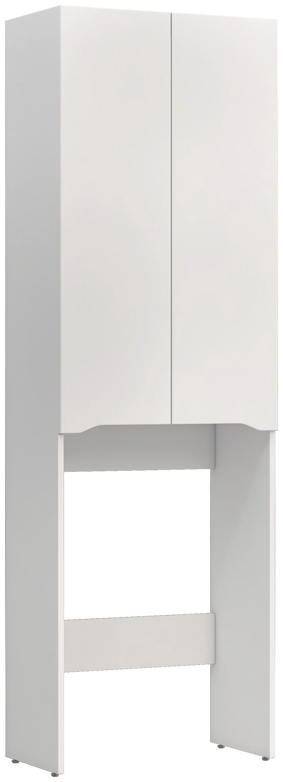 Шкаф-пенал над стиральной машиной KABINKA.KZ Grani, 64x35.9x199 см, белый купить,NaN