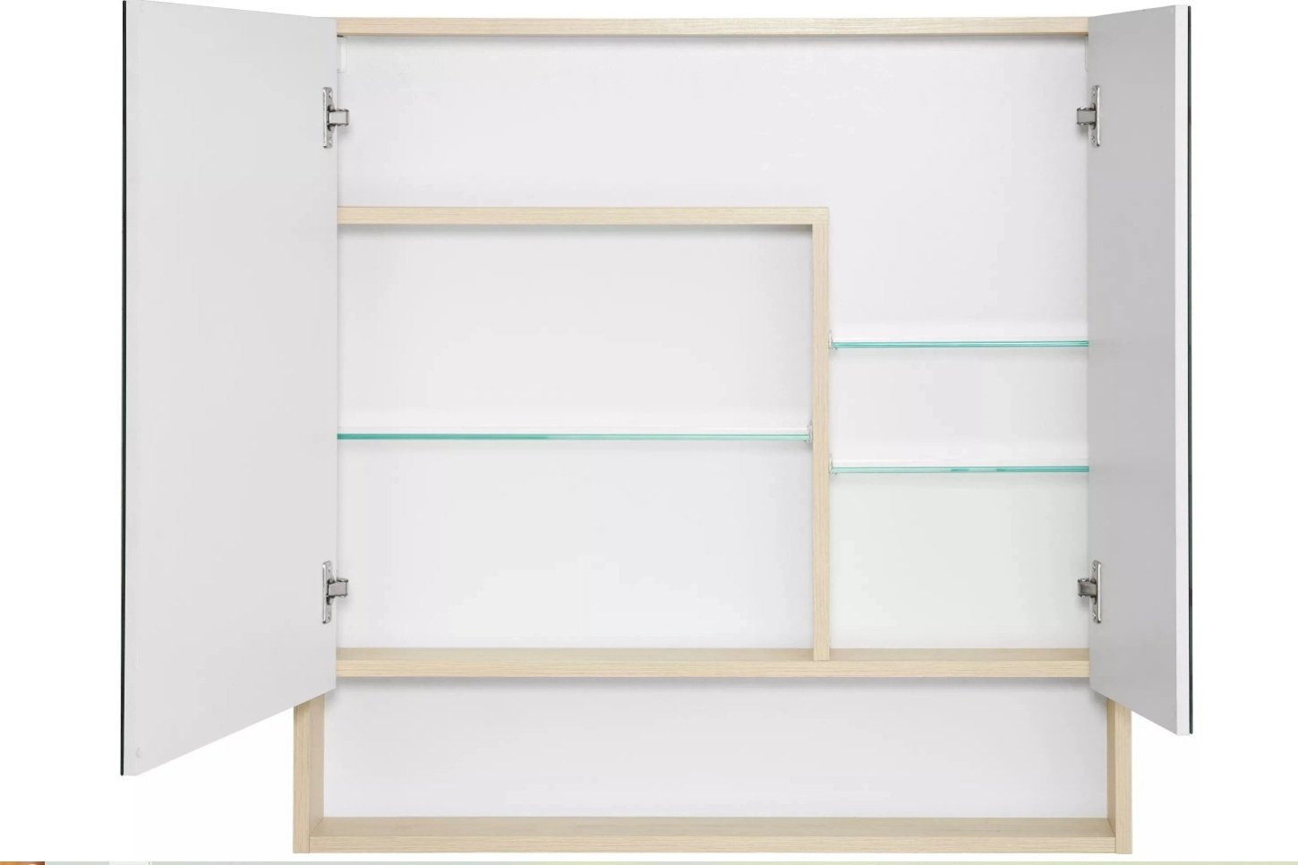Шкаф навесной Акватон Сканди 90, 85x13x85 см, белый, коричневый купить,NaN